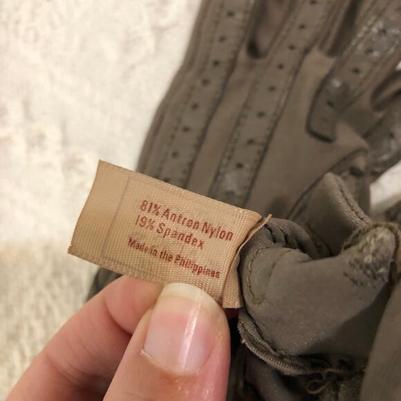 VTG 80s 90s Driving Gloves Bundle Isotoner Aris Stretch One Size Tan Gray Retro - Picture 6 of 9